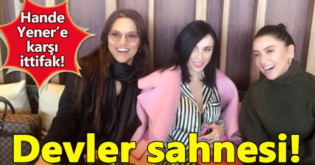 Hadise, Gülşen ve Demet Akalın aynı karede