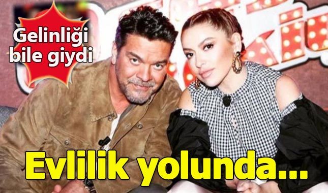 Hadise evlilik yolunda! Gelinliği bile giydi