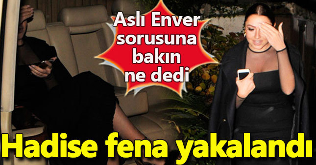 Hadise'den gece operasyonu