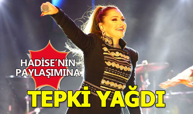 Hadise'nin paylaşımı sevenlerini kızdırdı!