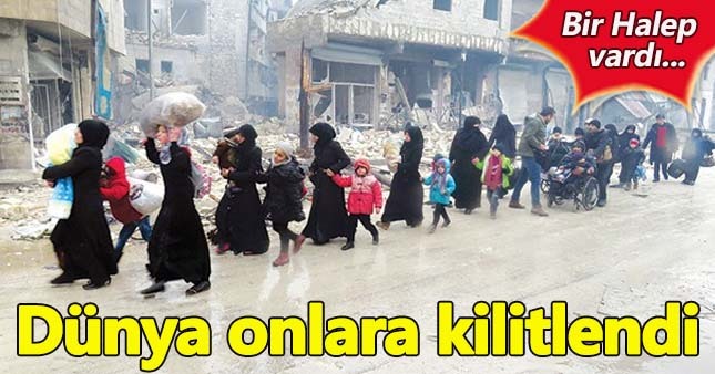 Halep'te tahliyeler başladı