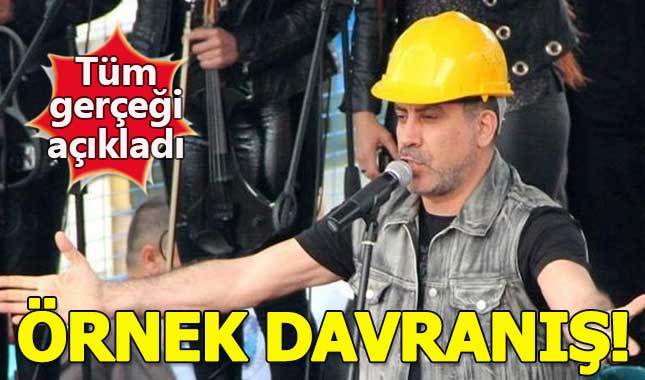 Haluk Levent'ten örnek davranış
