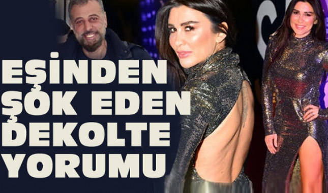 Hamdi Alkan'dan eşinin dekoltesine çok yorum!