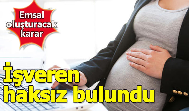 Hamile kadını işten çıkaran işveren üst sınırdan tazminata mahkum edildi