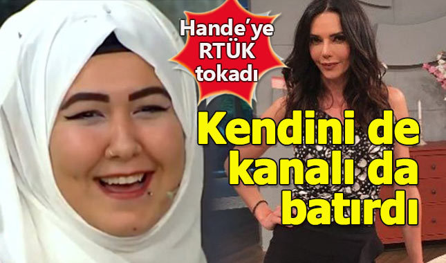 Hande Ataizi'ye RTÜK tokadı