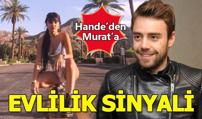 Hande Erçel'den evlilik sinyali