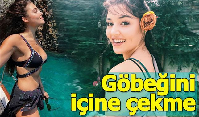 Hande Erçel'in olay bikinili paylaşımı