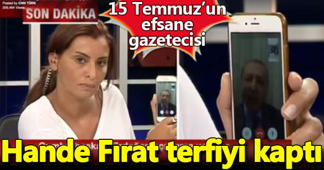 Hande Fırat'ın görevi değişti