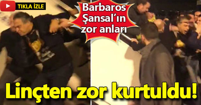 Havalimanında Barbaros Şansal'a linç girişimi