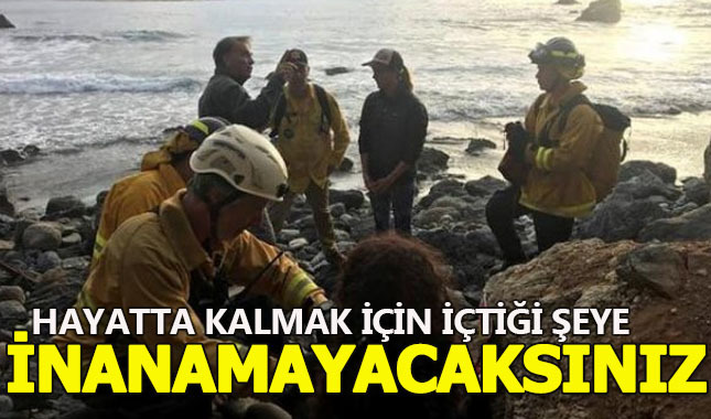 Hayatta kalmak için içtiği şeye inanamayacaksınız