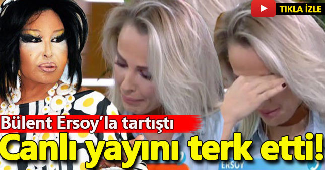 Helin Avşar ağlayarak canlı yayını terk etti