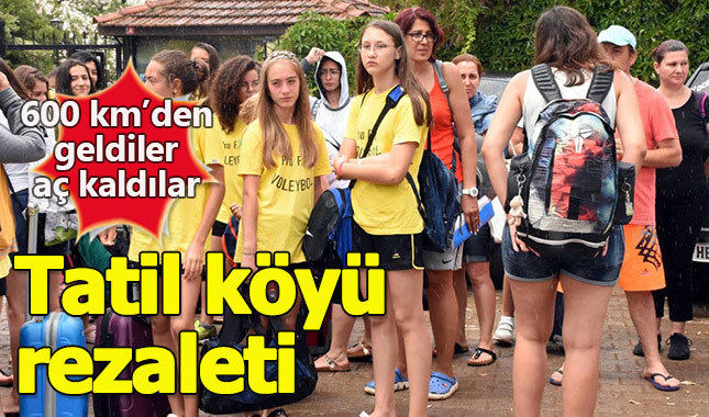 Her şey dahil tatil köyünde müşterileri aç bıraktılar