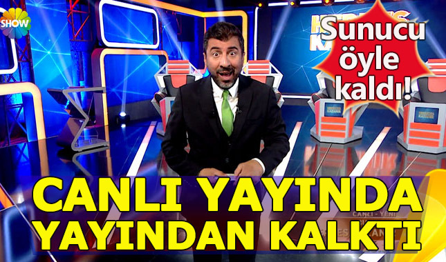 'Herkes Kazanır' canlı yayında, yayından kaldırıldı!