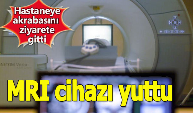 Hindistan'da MRI cihazı adamı yuttu