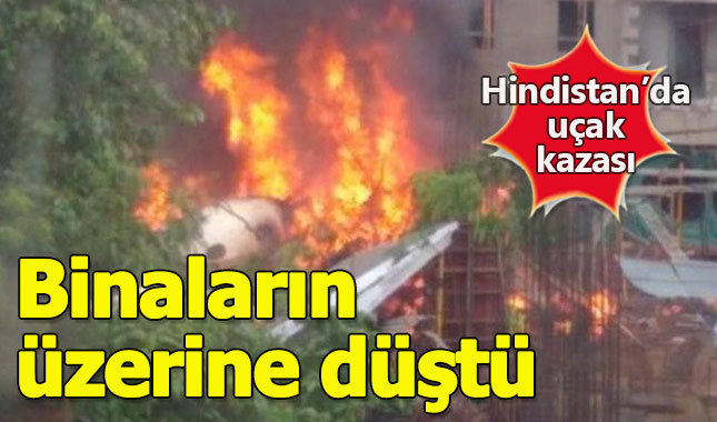 Hindistan'da yolcu uçağı düştü