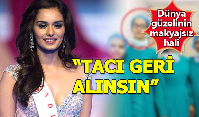 Hindistanlı dünya güzelinin makyajsız hali yok artık dedirtti