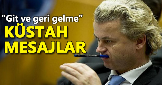 Hollandalı ırkçı lider Wilders'den skandal paylaşımlar