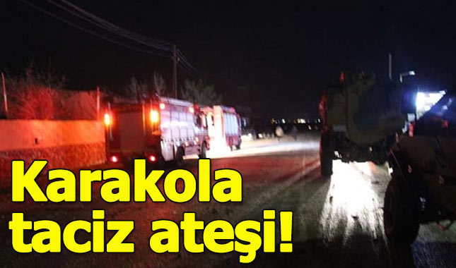 Hudut Karakoluna taciz ateşi
