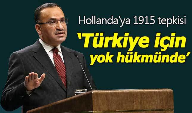 Hükümetten Hollanda'ya 1915 tepkisi