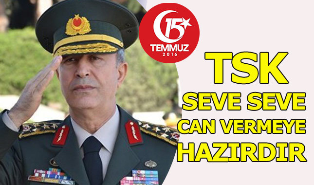 Hulusi Akar, 15 Temmuz etkinliklerinde konuştu