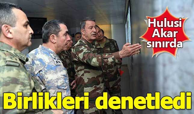 Hulusi Akar Şanlıurfa'da sınır birliklerini denetledi