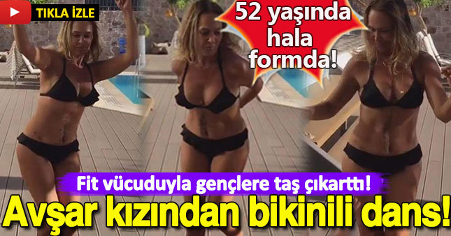 Hülya Avşar'dan bikinili dans