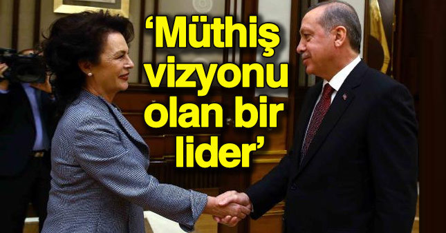 Hülya Koçyiğit Cumhurbaşkanı Erdoğan'a övgüler yağdırdı