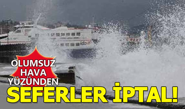 İDO ve BUDO seferlerinin bazıları iptal oldu