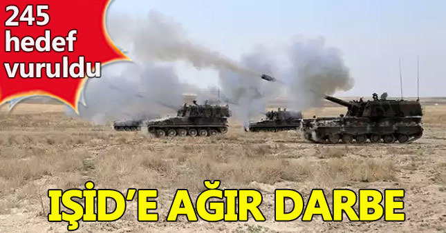 IŞİD'in 245 hedefi vuruldu, 43 terörist öldürüldü