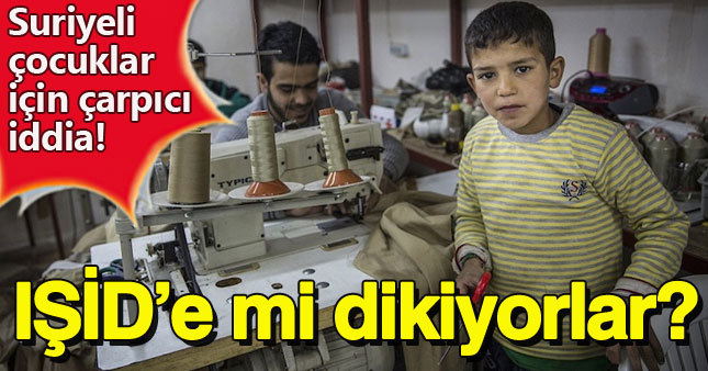 IŞİD’in üniformaları, Antakya’daki Suriyeli çocuklara mı diktiriliyor?