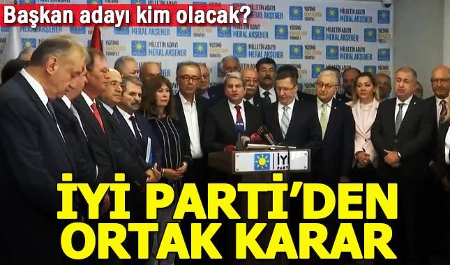 İYİ Parti kongrede Meral Akşener'i aday gösterecek