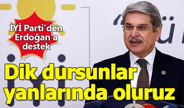 İYİ Parti'den Erdoğan'a destek sinyali: Yanında oluruz