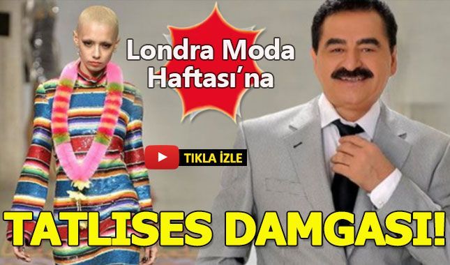 İbrahim Tatlıses Londra Moda Haftası'na damgasını vurdu!
