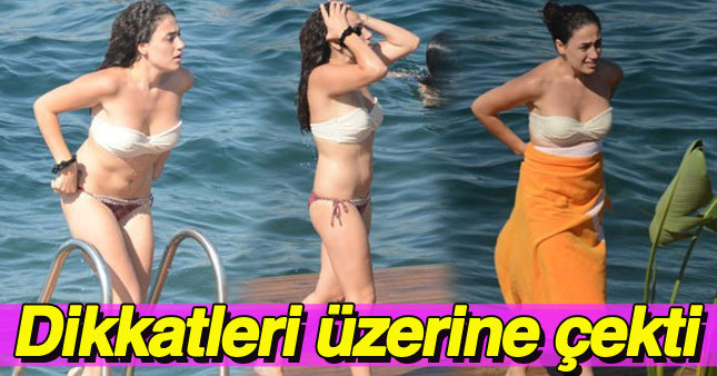 İbrahim Tatlıses'in kızı tatilin keyfini çıkarıyor