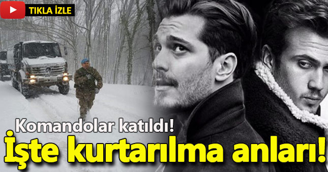 İçerde ekibinin kurtarılma anları