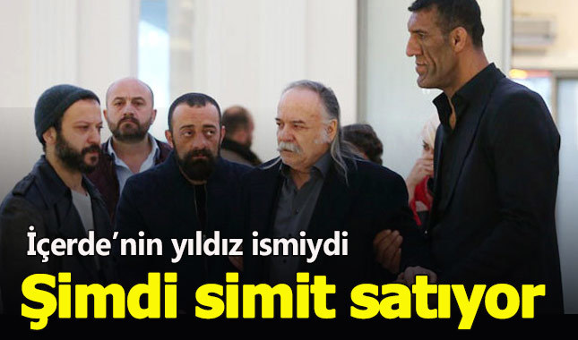 İçerde'nin yıldız oyuncusu simit satmaya başladı