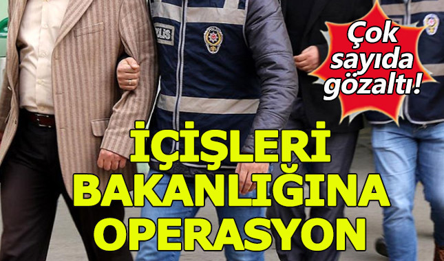 İçişleri Bakanlığında FETÖ dalgası:42 gözaltı