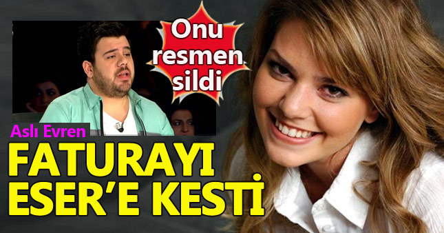 İhanetin faturasını Eser Yenenler'e kesti