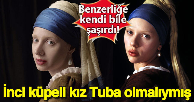 İnci Küpeli Kız Scarlett değil Tuba olmalıymış!