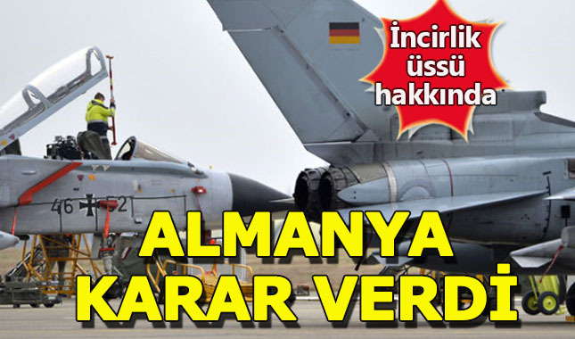 İncirlikten çekilme kararı Almanya meclisinden geçti