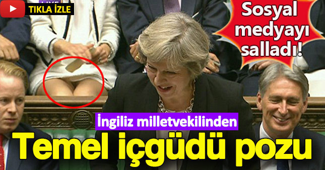 İngiltere Meclisi’ndeki o an sosyal medyayı salladı!