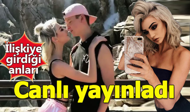 Instagram fenomeni, cinsel ilişkiye girdiği anları canlı yayınladı - Kristen Hancher video