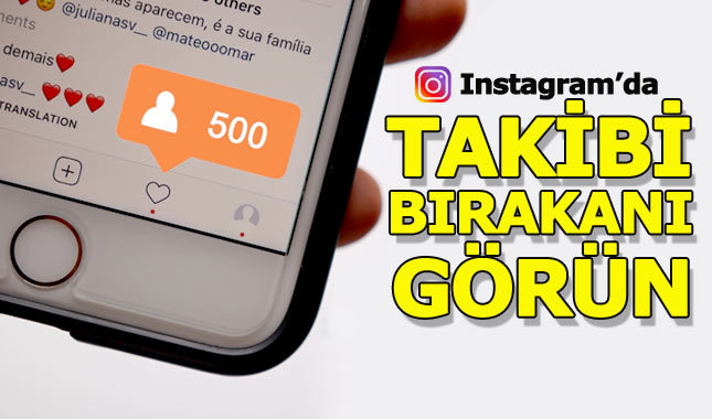 Instagram'da takip etmeyi bırakanlar nasıl bulunur?