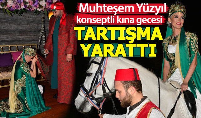 İpek Tanrıyar'dan Muhteşem Yüzyıl konseptli kına gecesi