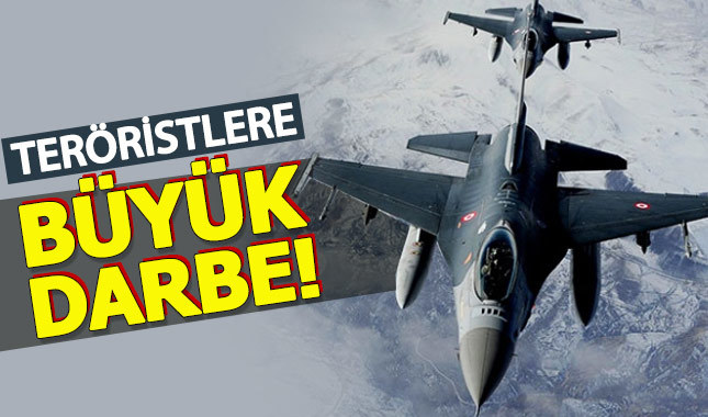 Irak'ın kuzeyine hava harekatı: 12 terörist etkisiz halde