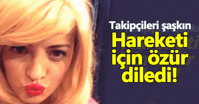 İrem Sak'tan dudak pozlarına özür!