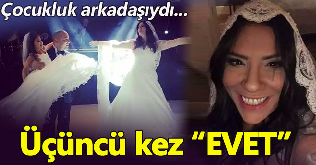 Işın Karaca üçüncü kez evlendi