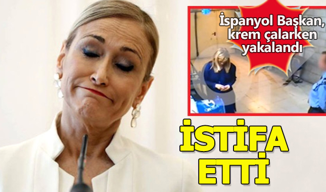 İspanyol Başkan, krem çalarken yakalandı!