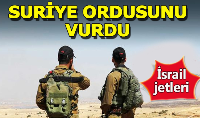 İsrail Esad rejimini vurdu