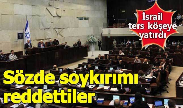 İsrail Parlamentosu'ndan sözde Ermeni soykırımı kararı